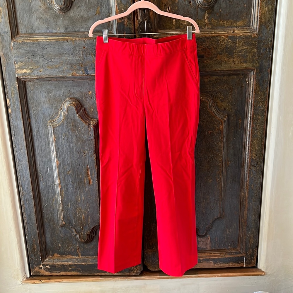 Classic Red Women's Dress Pants